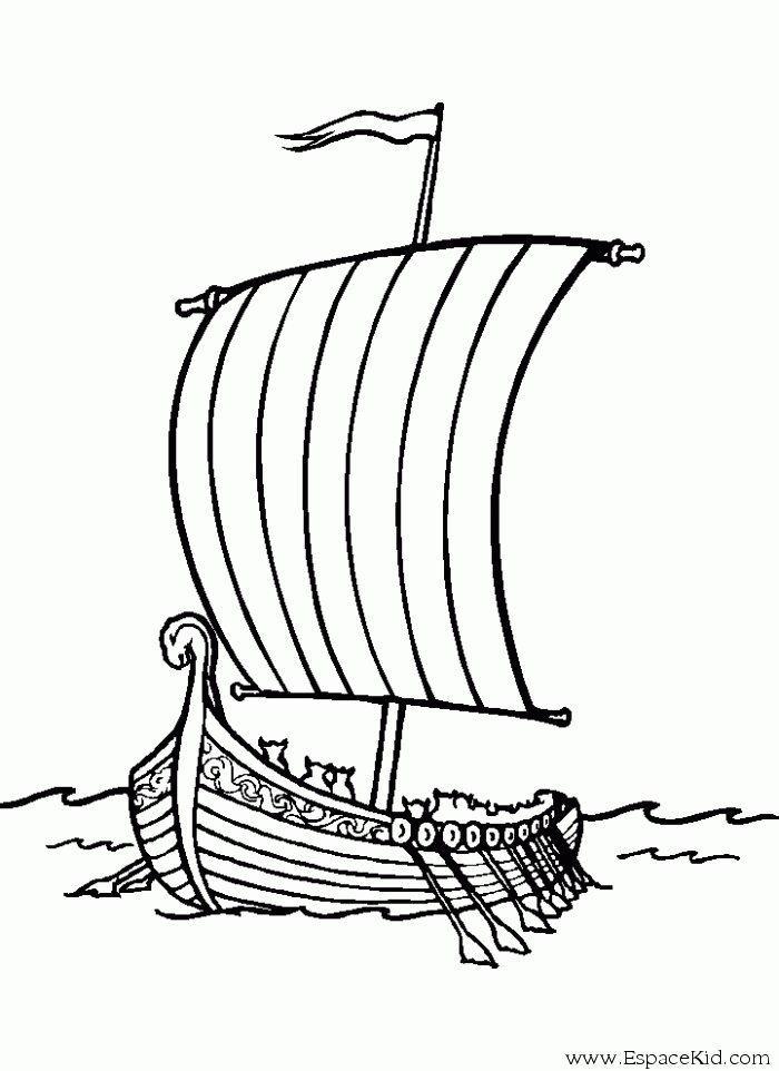 Coloring page: Boat / Ship (Transportation) #137514 - Free Printable Coloring Pages