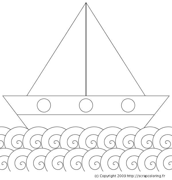 Coloring page: Boat / Ship (Transportation) #137537 - Free Printable Coloring Pages