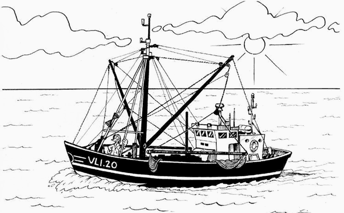 Coloring page: Boat / Ship (Transportation) #137622 - Free Printable Coloring Pages