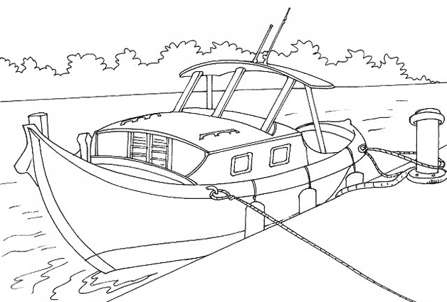 Coloring page: Boat / Ship (Transportation) #137643 - Free Printable Coloring Pages