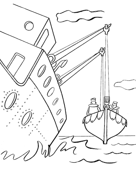 Coloring page: Boat / Ship (Transportation) #137651 - Free Printable Coloring Pages