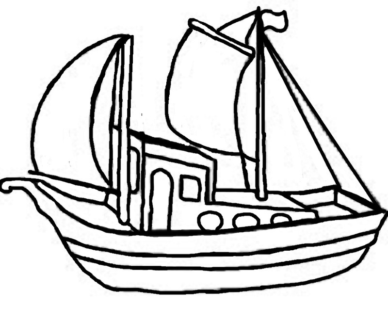 Coloring page: Boat / Ship (Transportation) #137670 - Free Printable Coloring Pages