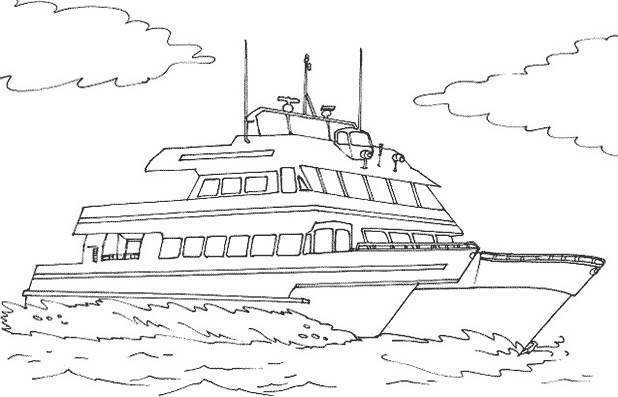 Coloring page Boat / Ship #137673 (Transportation) – Printable Coloring