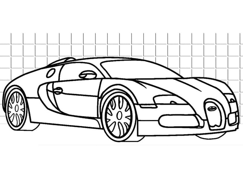 Free printable Bugatti coloring page #174792 from Transportation collection