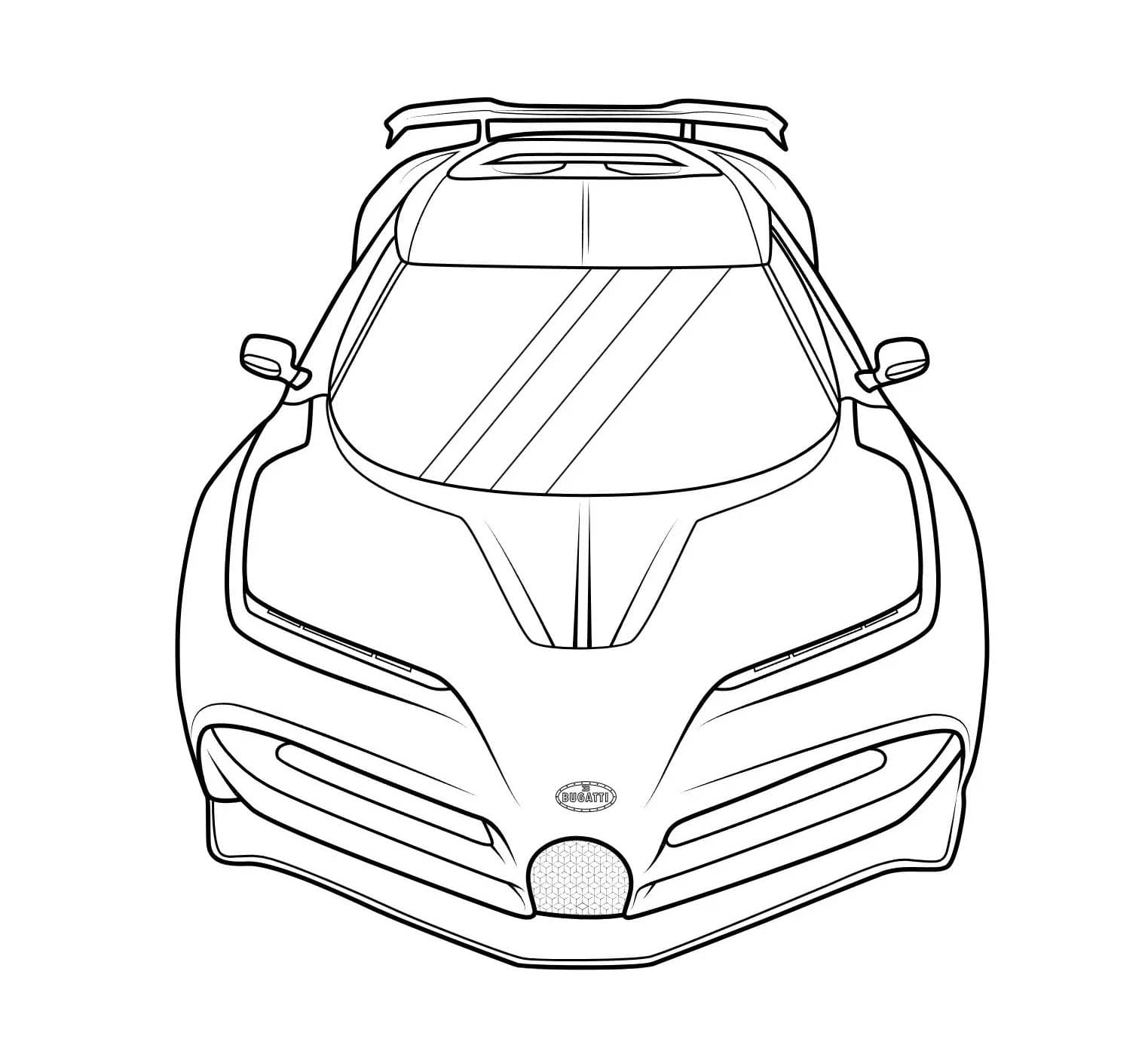 Free printable Bugatti coloring page #218668 from Transportation collection