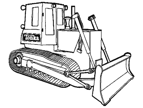 Coloring page: Bulldozer / Mecanic Shovel (Transportation) #141680 - Free Printable Coloring Pages