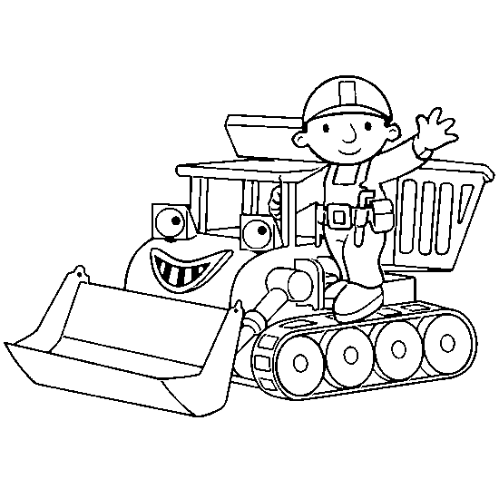 Coloring page: Bulldozer / Mecanic Shovel (Transportation) #141767 - Free Printable Coloring Pages