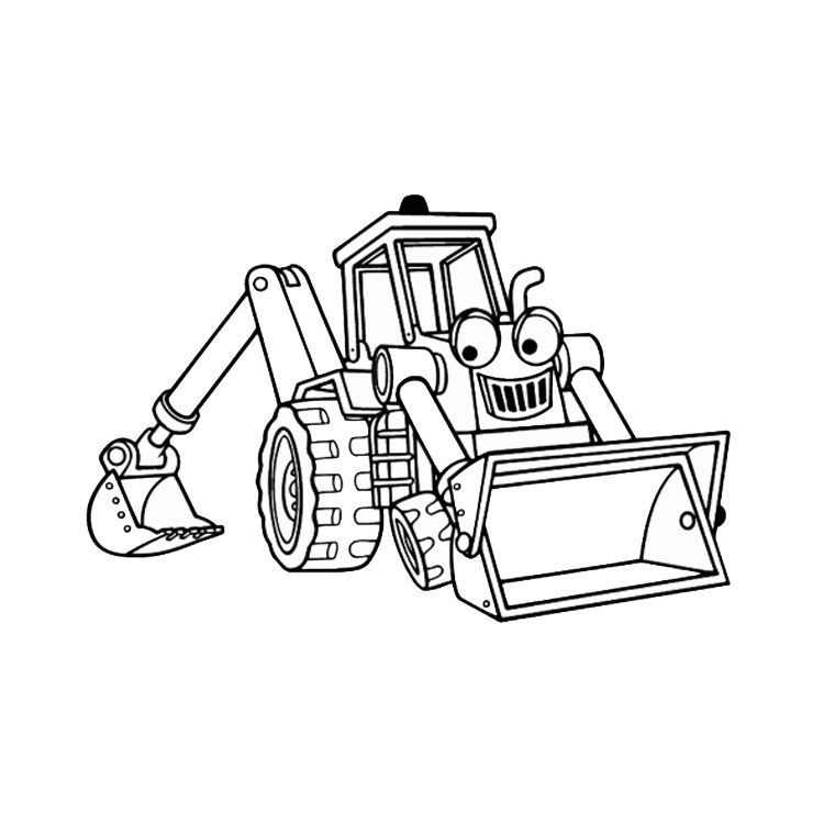 Coloring page: Bulldozer / Mecanic Shovel (Transportation) #141770 - Free Printable Coloring Pages