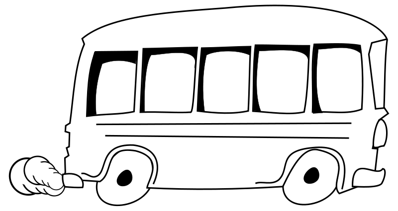 Coloring page: Bus (Transportation) #135281 - Free Printable Coloring Pages