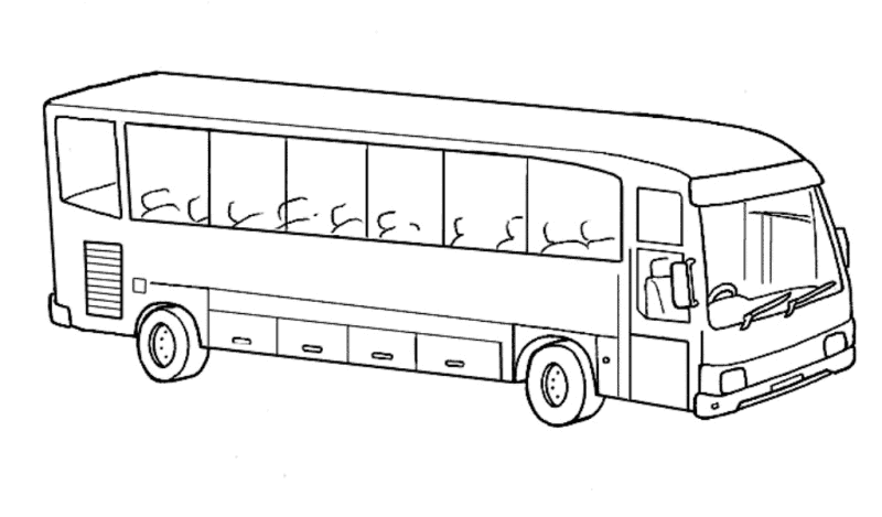 Download Bus #135300 (Transportation) - Printable coloring pages