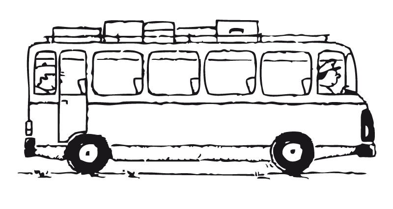 Coloring page: Bus (Transportation) #135307 - Free Printable Coloring Pages