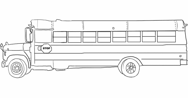 Coloring page: Bus (Transportation) #135320 - Free Printable Coloring Pages