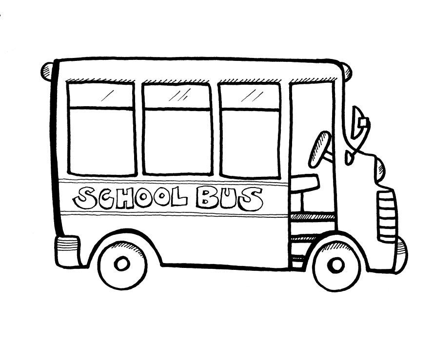 Coloring page: Bus (Transportation) #135325 - Free Printable Coloring Pages