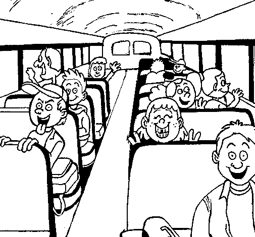 Coloring page: Bus (Transportation) #135330 - Free Printable Coloring Pages