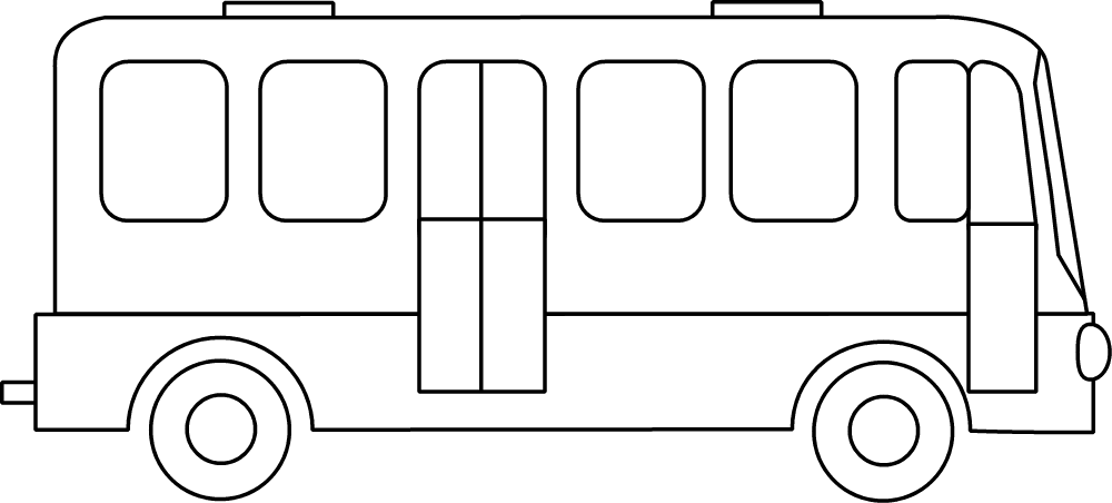 Coloring page: Bus (Transportation) #135335 - Free Printable Coloring Pages