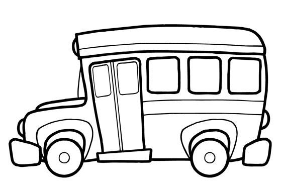 Coloring page: Bus (Transportation) #135353 - Free Printable Coloring Pages