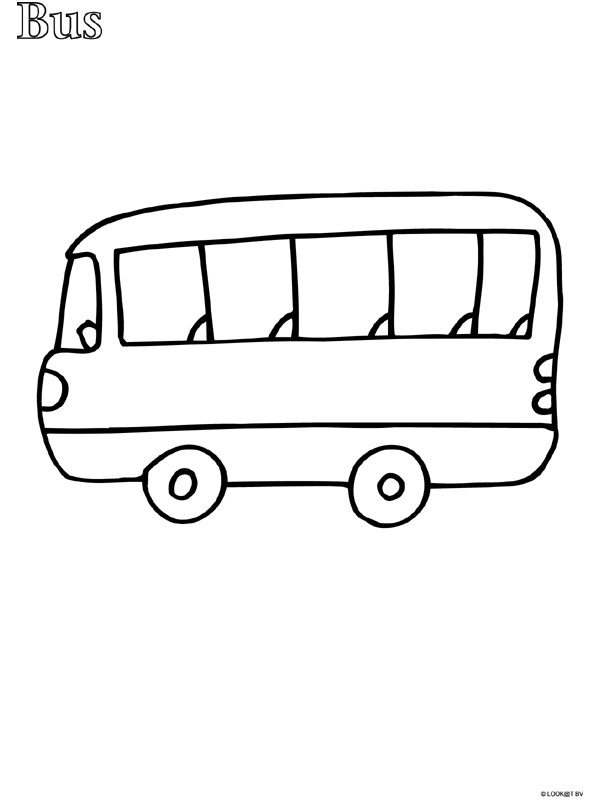 Coloring page: Bus (Transportation) #135368 - Free Printable Coloring Pages