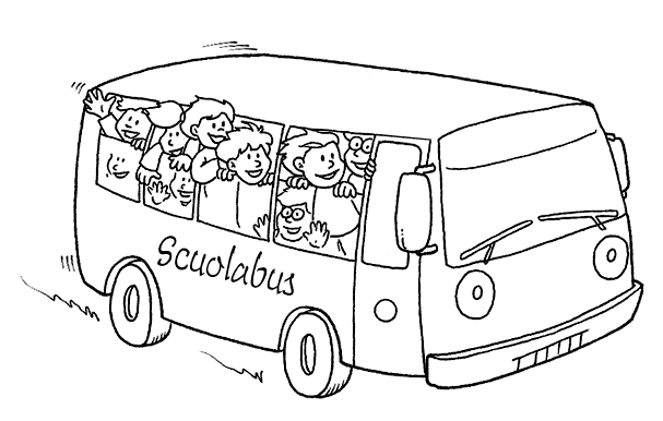 Coloring page: Bus (Transportation) #135394 - Free Printable Coloring Pages