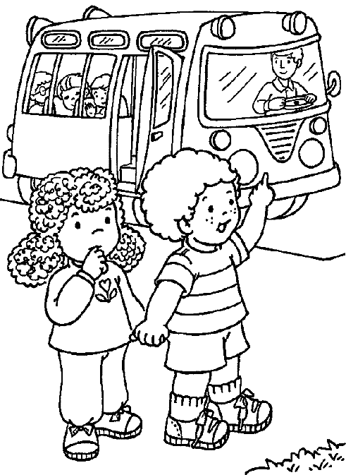 Coloring page: Bus (Transportation) #135399 - Free Printable Coloring Pages