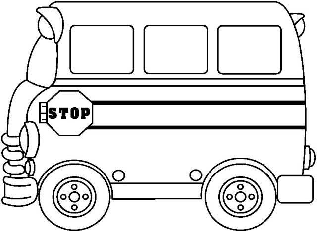 Coloring page: Bus (Transportation) #135402 - Free Printable Coloring Pages