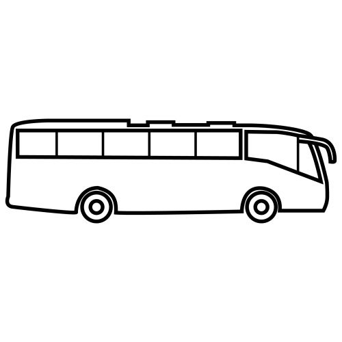 Coloring page: Bus (Transportation) #135427 - Free Printable Coloring Pages