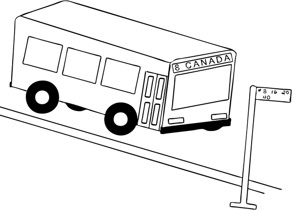 Coloring page: Bus (Transportation) #135447 - Free Printable Coloring Pages