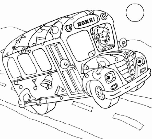 Coloring page: Bus (Transportation) #135490 - Free Printable Coloring Pages