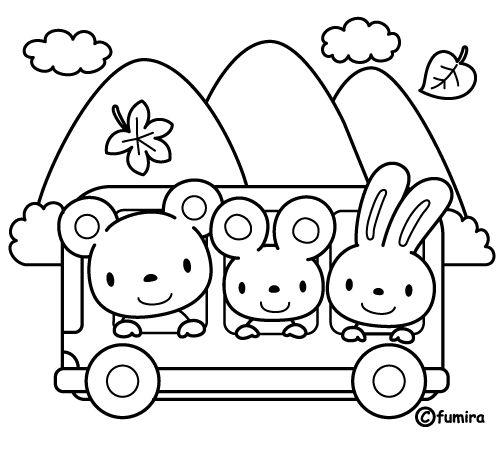 Coloring page: Bus (Transportation) #135496 - Free Printable Coloring Pages