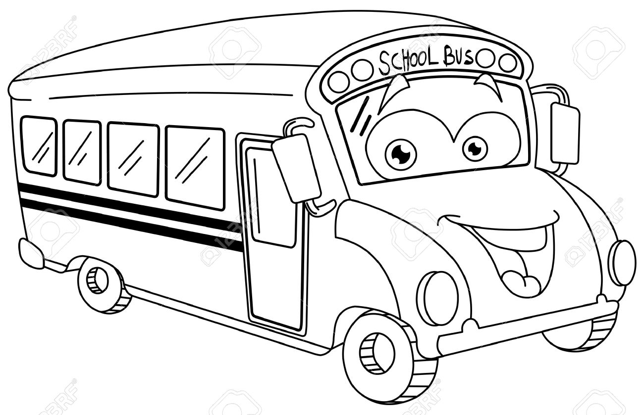 Coloring page: Bus (Transportation) #135499 - Free Printable Coloring Pages