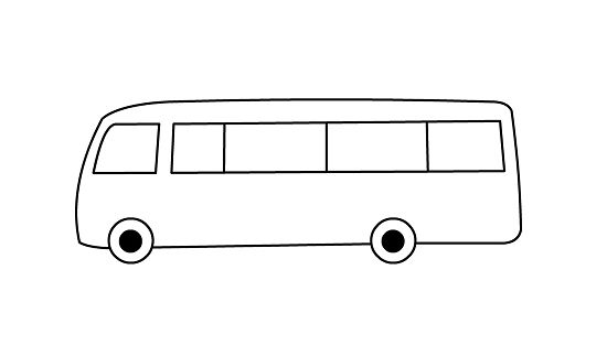 Coloring page: Bus (Transportation) #135511 - Free Printable Coloring Pages