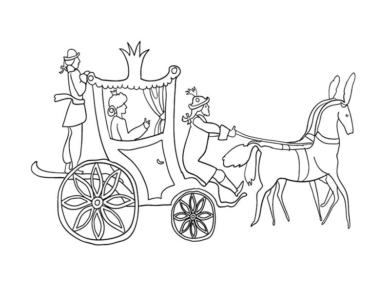 Coloring page: Carriage (Transportation) #146172 - Free Printable Coloring Pages