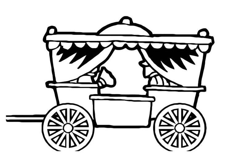 Coloring page: Carriage (Transportation) #146175 - Free Printable Coloring Pages