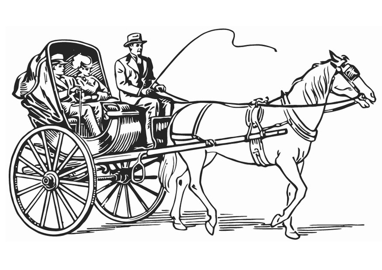 Coloring page: Carriage (Transportation) #146178 - Free Printable Coloring Pages