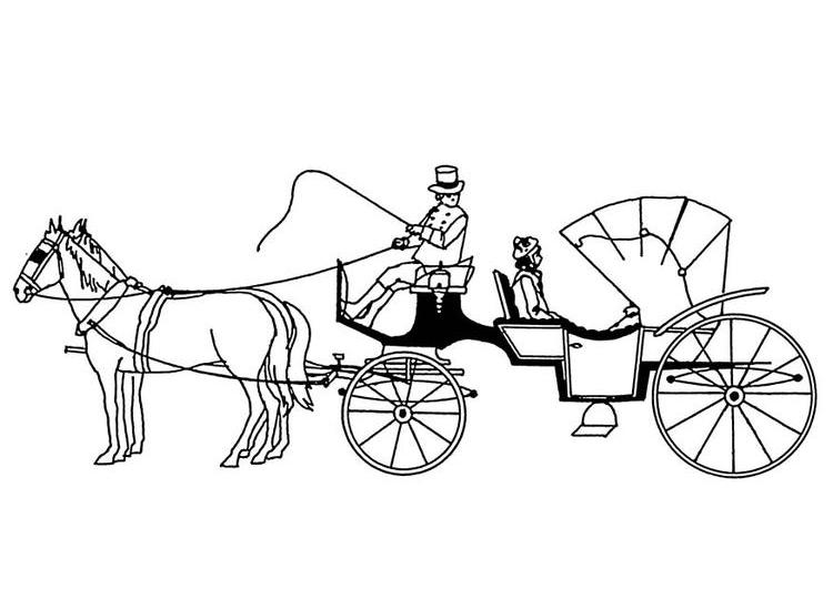 Coloring page: Carriage (Transportation) #146192 - Free Printable Coloring Pages