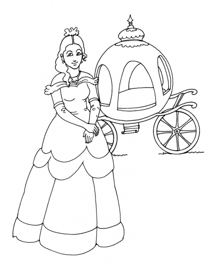 Coloring page: Carriage (Transportation) #146198 - Free Printable Coloring Pages