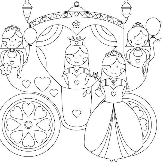 Coloring page: Carriage (Transportation) #146227 - Free Printable Coloring Pages