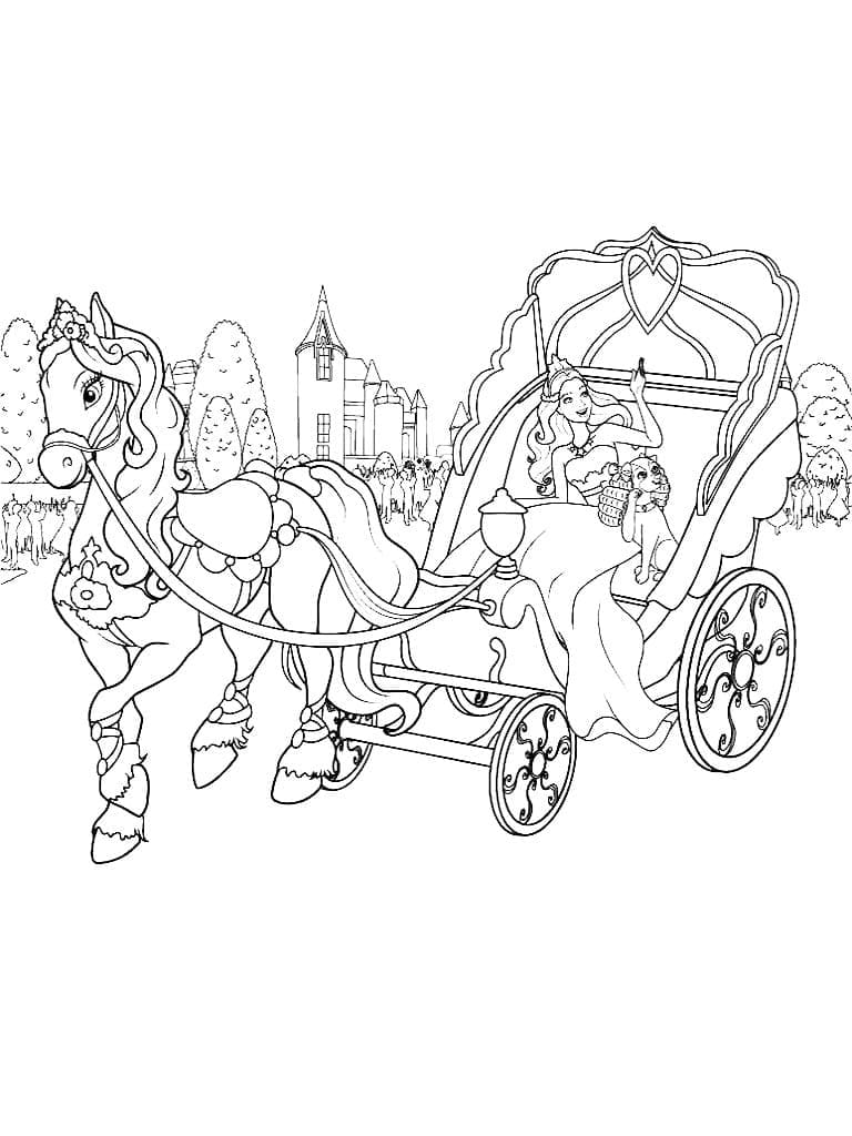 Free printable Carriage coloring page #209831 from Transportation collection Free printable Carriage coloring page #209831 from Transportation collection