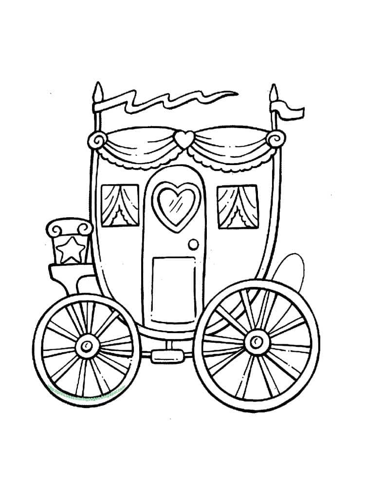 Free printable Carriage coloring page #209850 from Transportation collection Free printable Carriage coloring page #209850 from Transportation collection