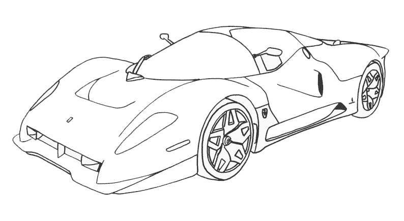 Coloring page: Cars (Transportation) #146464 - Free Printable Coloring Pages