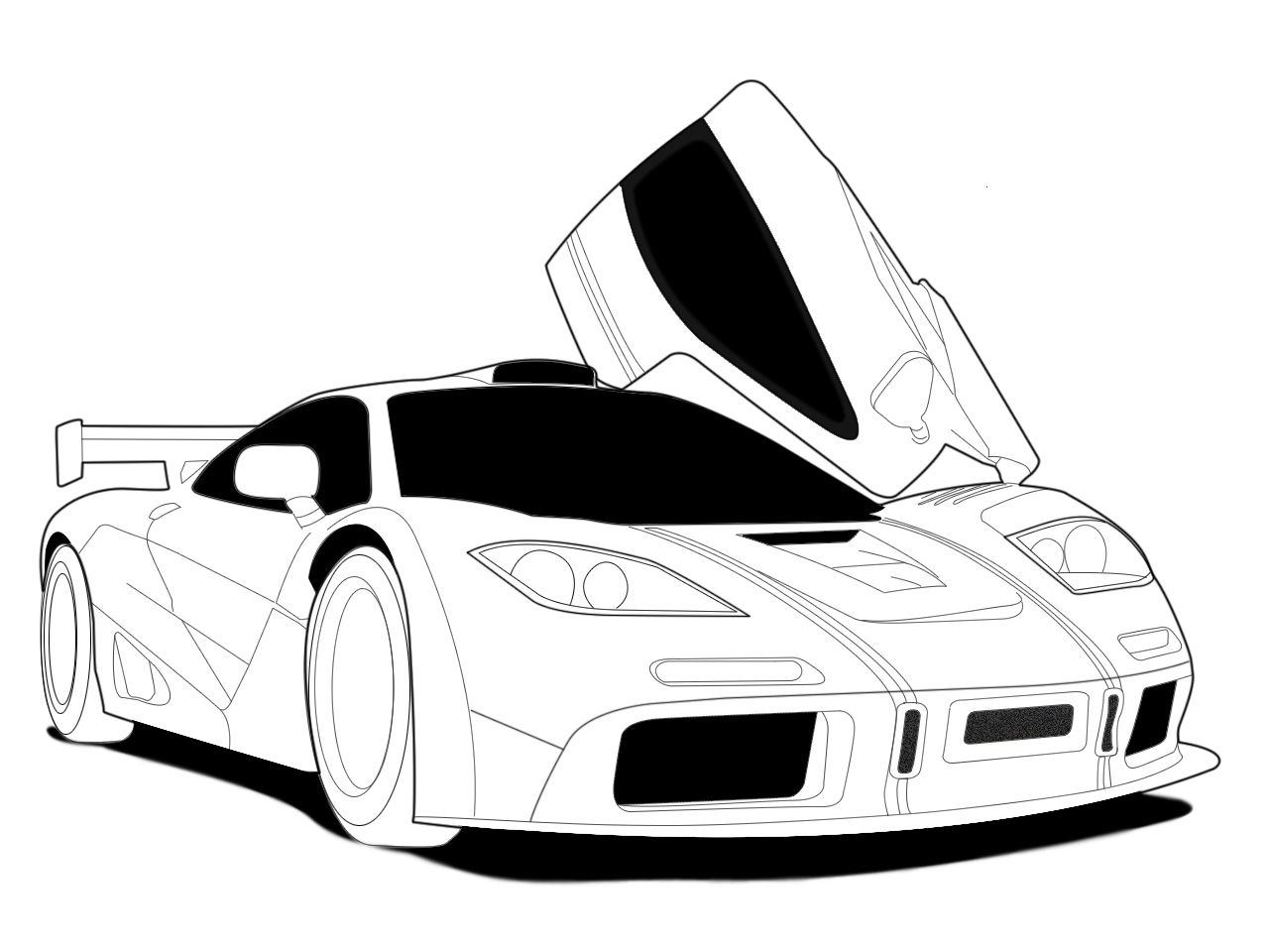 Coloring page: Cars (Transportation) #146484 - Free Printable Coloring Pages