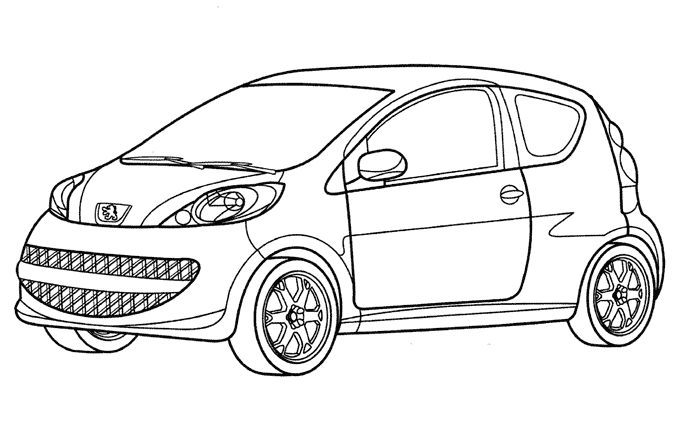 Coloring page: Cars (Transportation) #146497 - Free Printable Coloring Pages