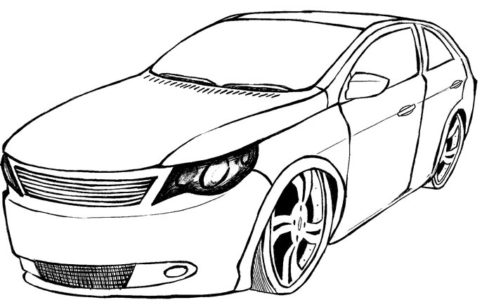 Coloring page: Cars (Transportation) #146539 - Free Printable Coloring Pages