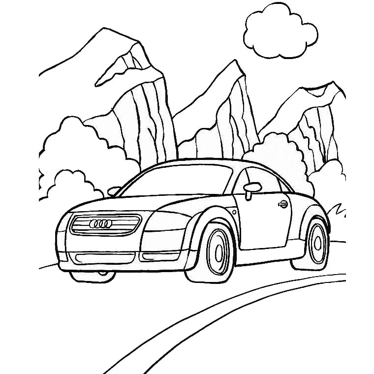 Coloring page: Cars (Transportation) #146604 - Free Printable Coloring Pages