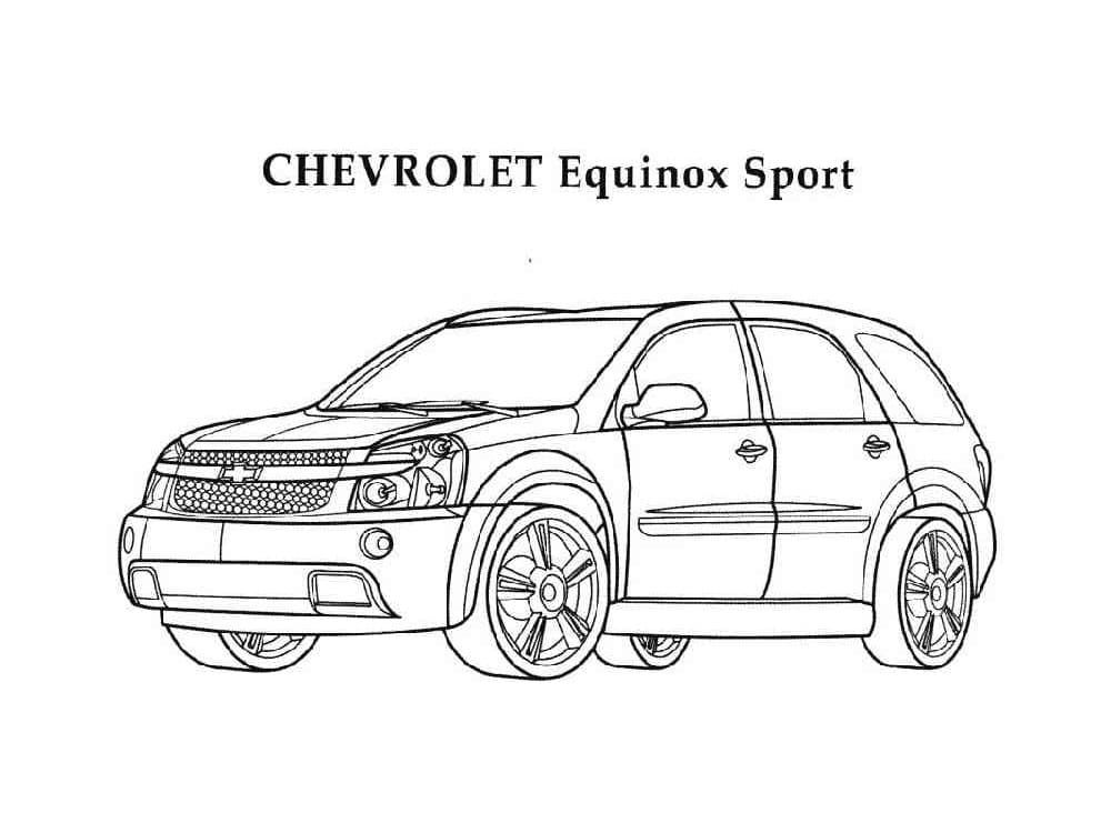 Free printable Chevrolet coloring page #204480 from Transportation collection