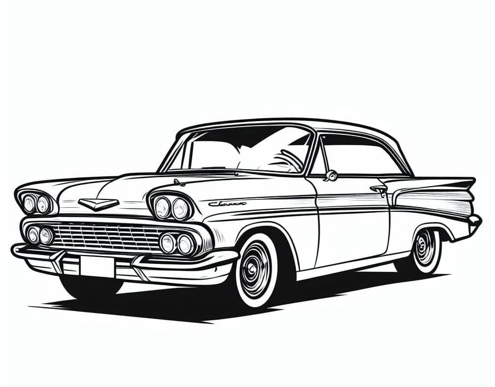 Free printable Chevrolet coloring page #204481 from Transportation collection