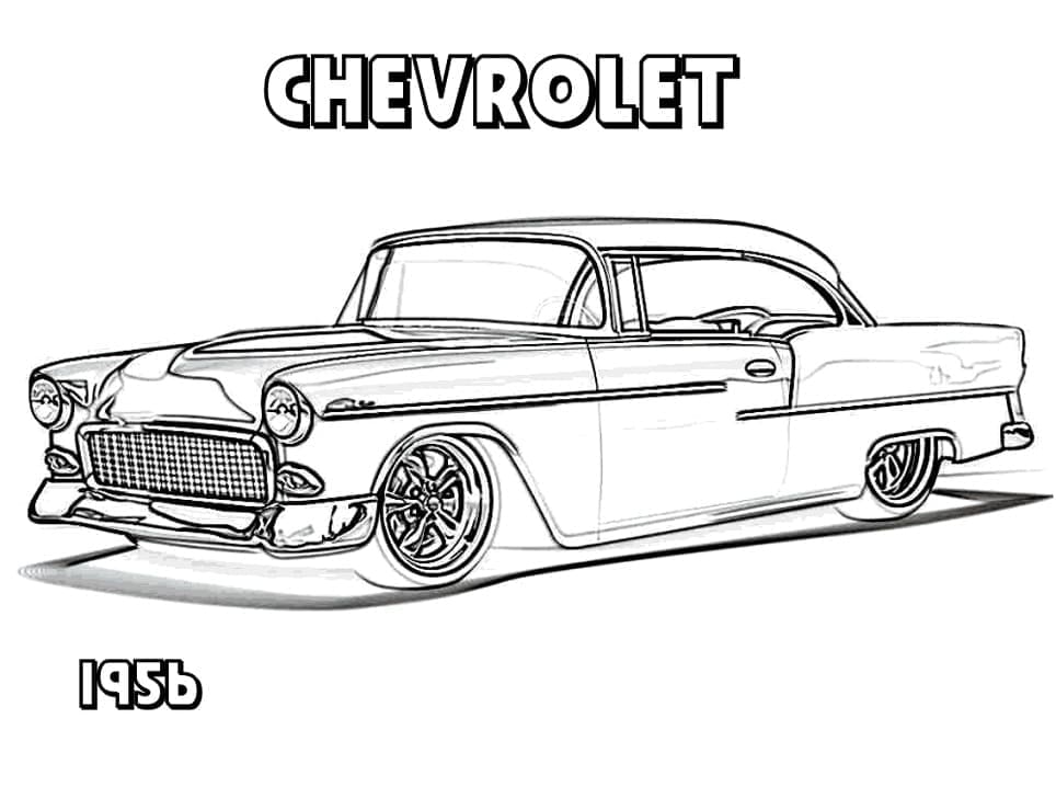 Free printable Chevrolet coloring page #204498 from Transportation collection