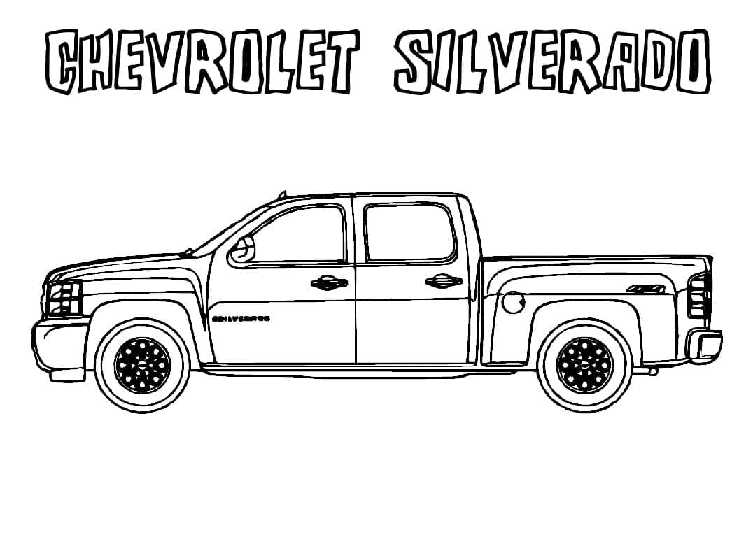 Coloring page: Chevrolet (Transportation) #204509 - Free Printable Coloring Pages