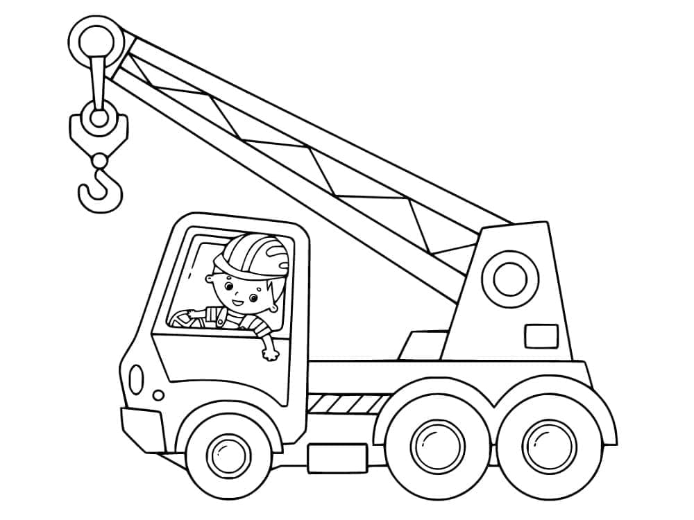 Free printable Crane coloring page #187872 from Transportation collection Free printable Crane coloring page #187872 from Transportation collection