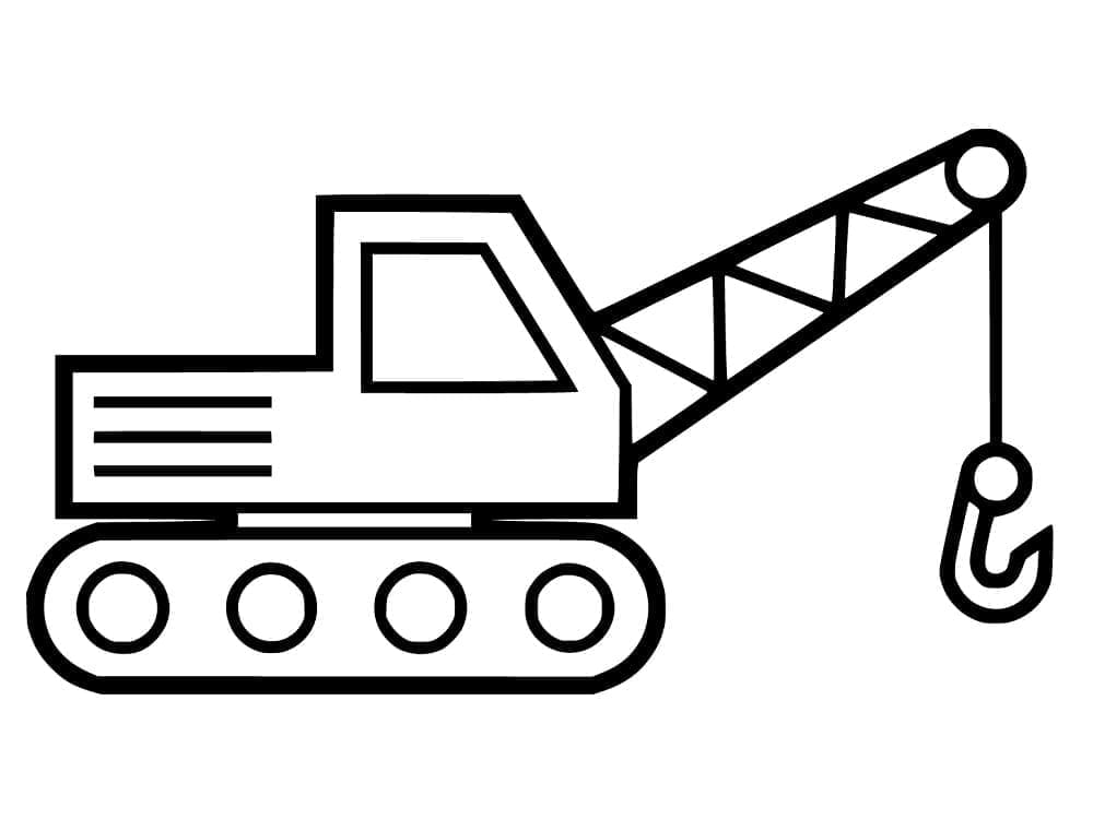 Free printable Crane coloring page #187883 from Transportation collection