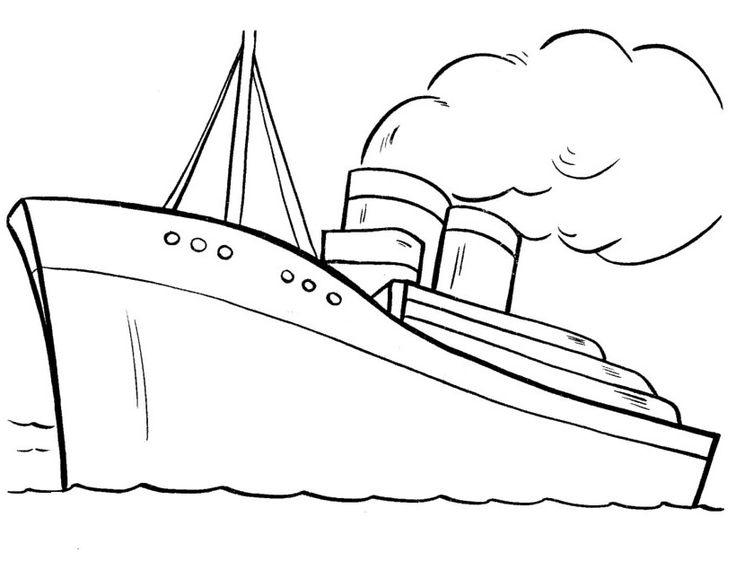 Coloring page: Cruise ship / Paquebot (Transportation) #140810 - Free Printable Coloring Pages